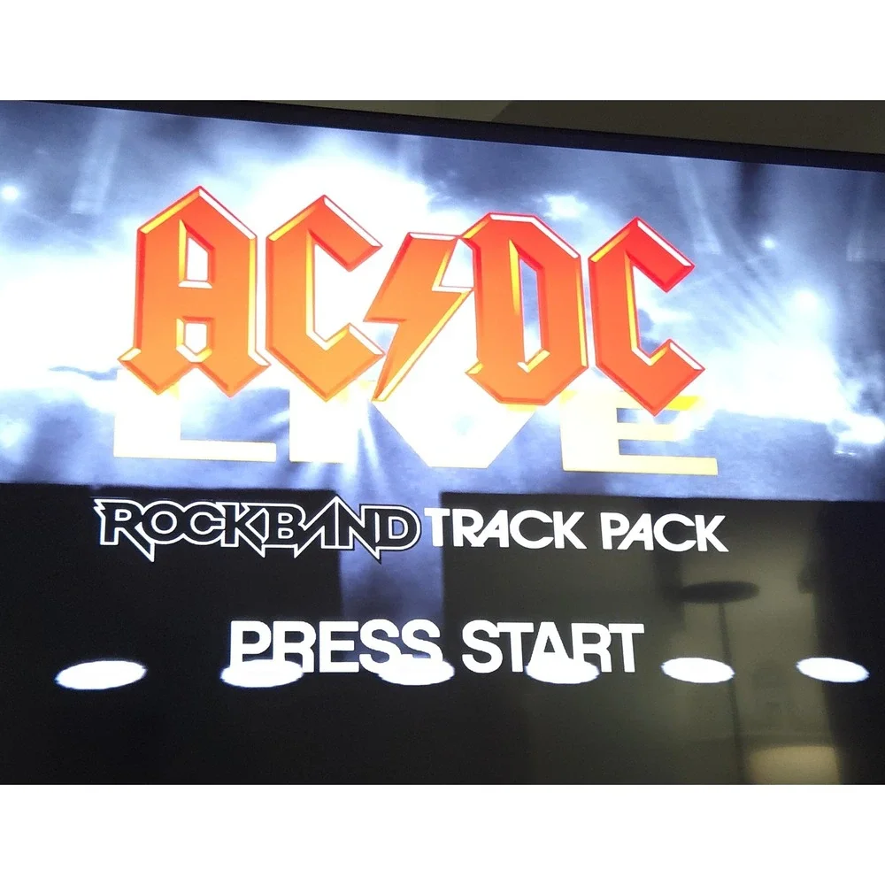 AC/DC Live Rock Band Track Pack - Xbox 360 - CIB w/ Manual & Insert - Tested